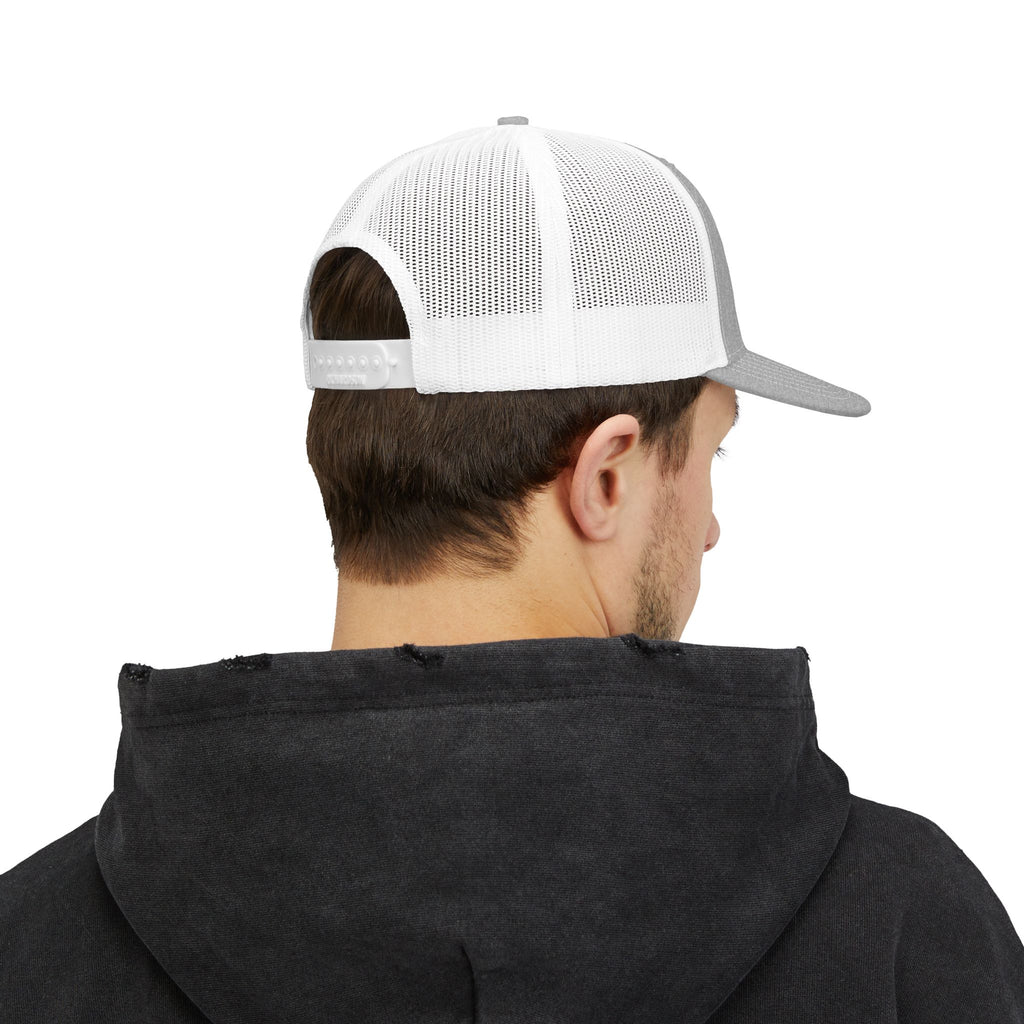 Trucker Cap — "Rollin' Dog" Embroidered Snapback