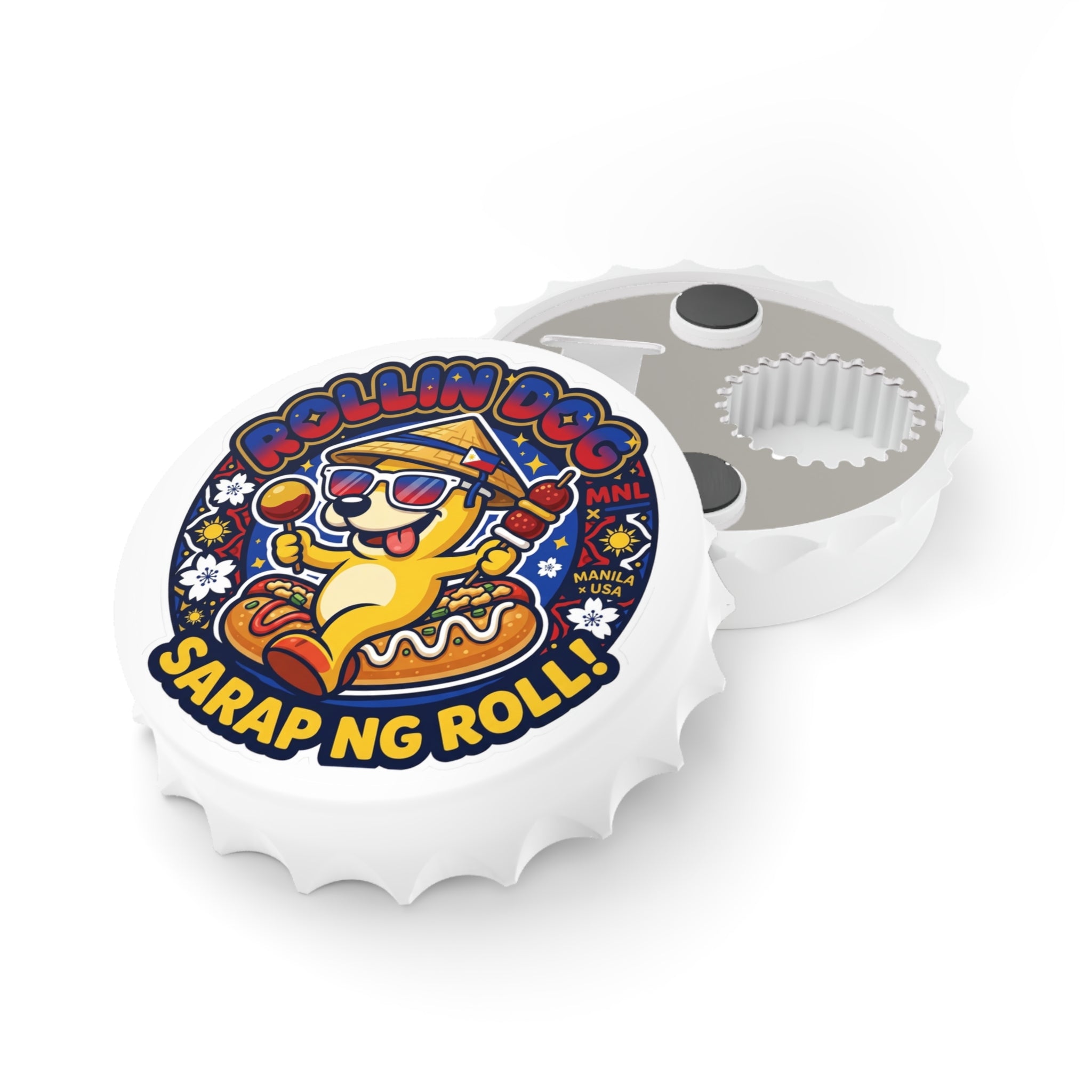 Bottle Opener — Rollin Dog 'Sarap ng Roll!' Cute Novelty Beer Opener
