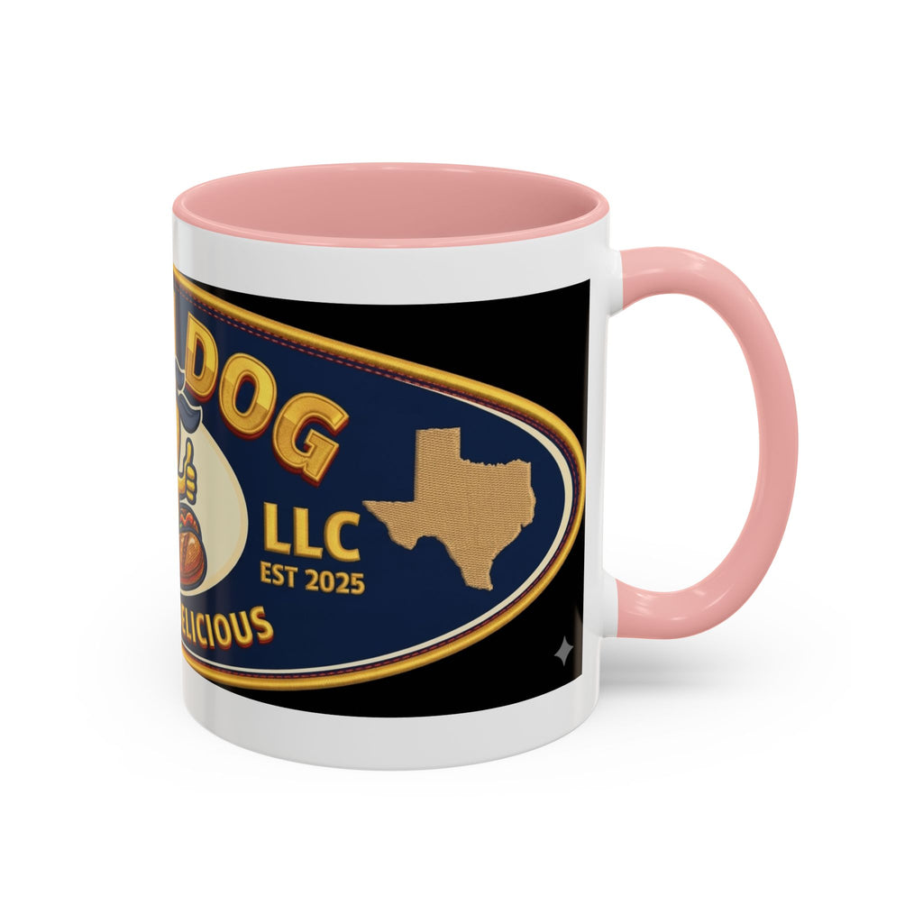 Texas Rollin Dog Coffee Mug - 'Dog Gone Delicious' Novelty Accent Mug (11/15oz)