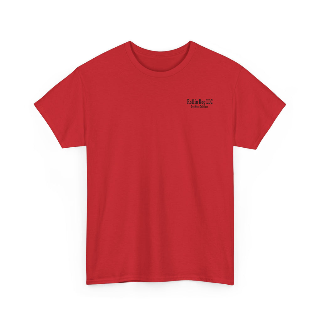 T-Shirt — "Rollin Dog: Dog Gone Delicious" Retro Hot Dog Graphic Tee