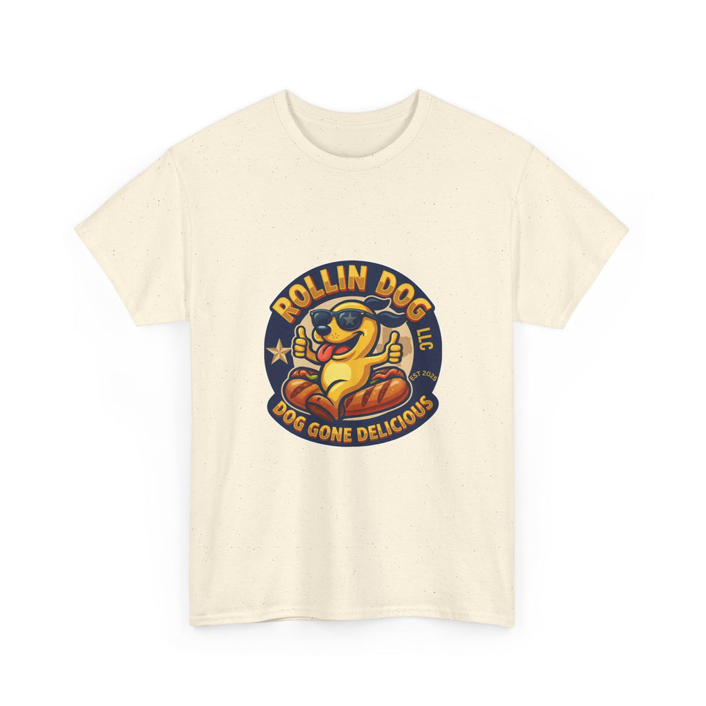 T-Shirt — "Texas Rollin Dog" Retro Hot Dog Mascot Tee