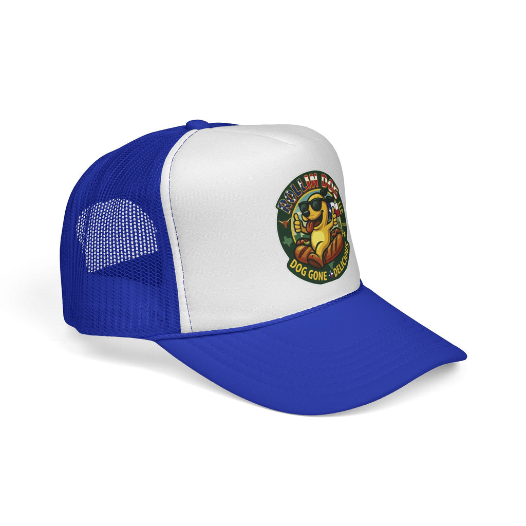Texas Trucker Cap — Retro 'Dog Gone Delicious' Sunglasses Dog Patch
