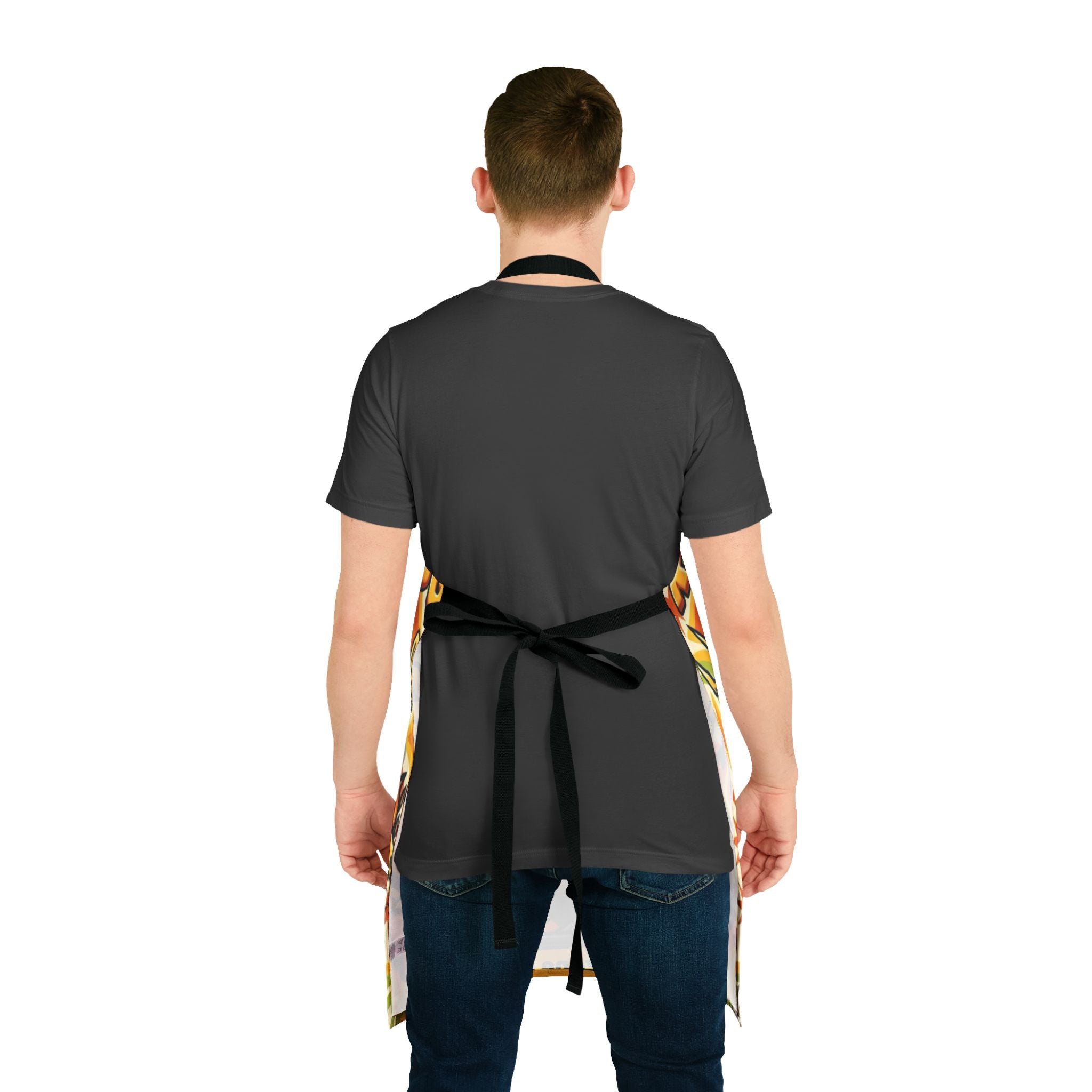 Grilling Apron — "Rollin Dog" Hot Dog BBQ Apron (Dog Gone Delicious)