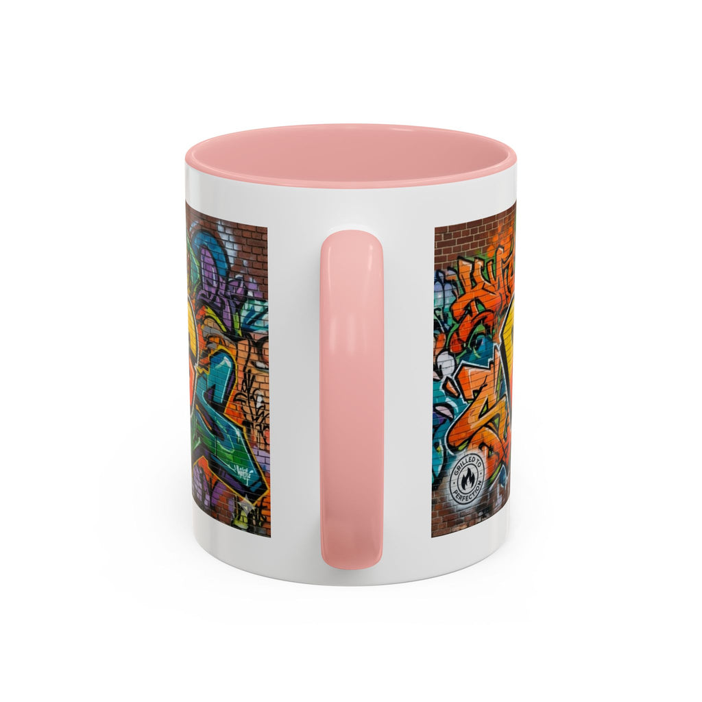 Rollin' Dog Graffiti Coffee Mug — Fun Hot Dog Street Art Accent Mug (11/15oz)