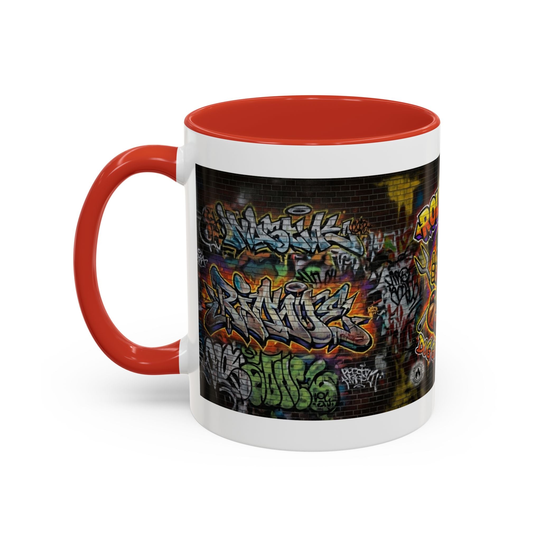 Rollin Dog Hot Dog Mug — Graffiti Skate Vibe Coffee Cup (11/15oz)