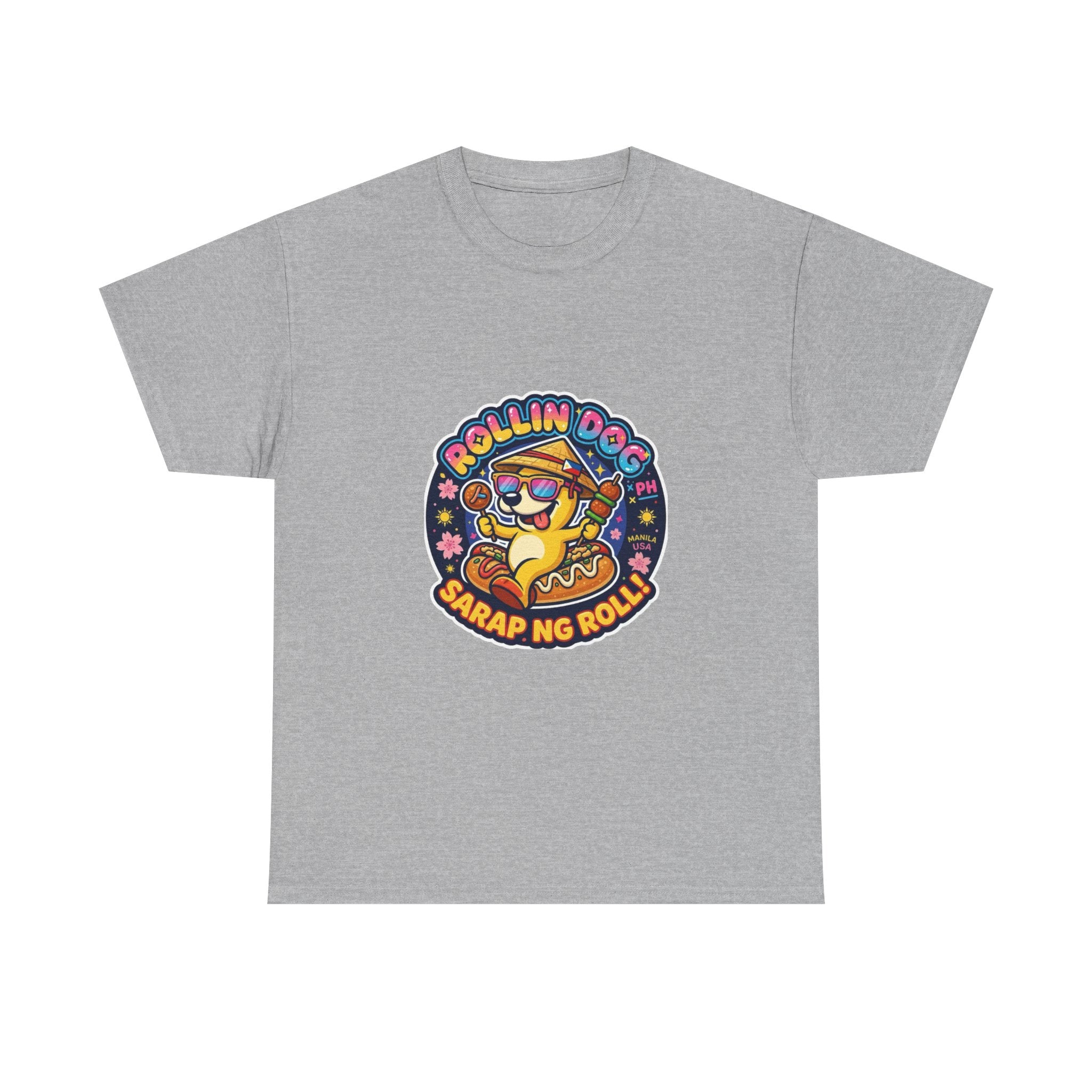T-Shirt — "Rollin Dog" Sarap ng Roll Cute Filipino Foodie Tee