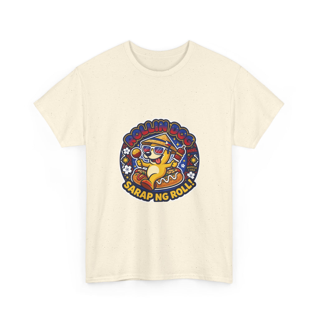 T-Shirt — 'Sarap ng Roll' Retro Cartoon Lumpia Design