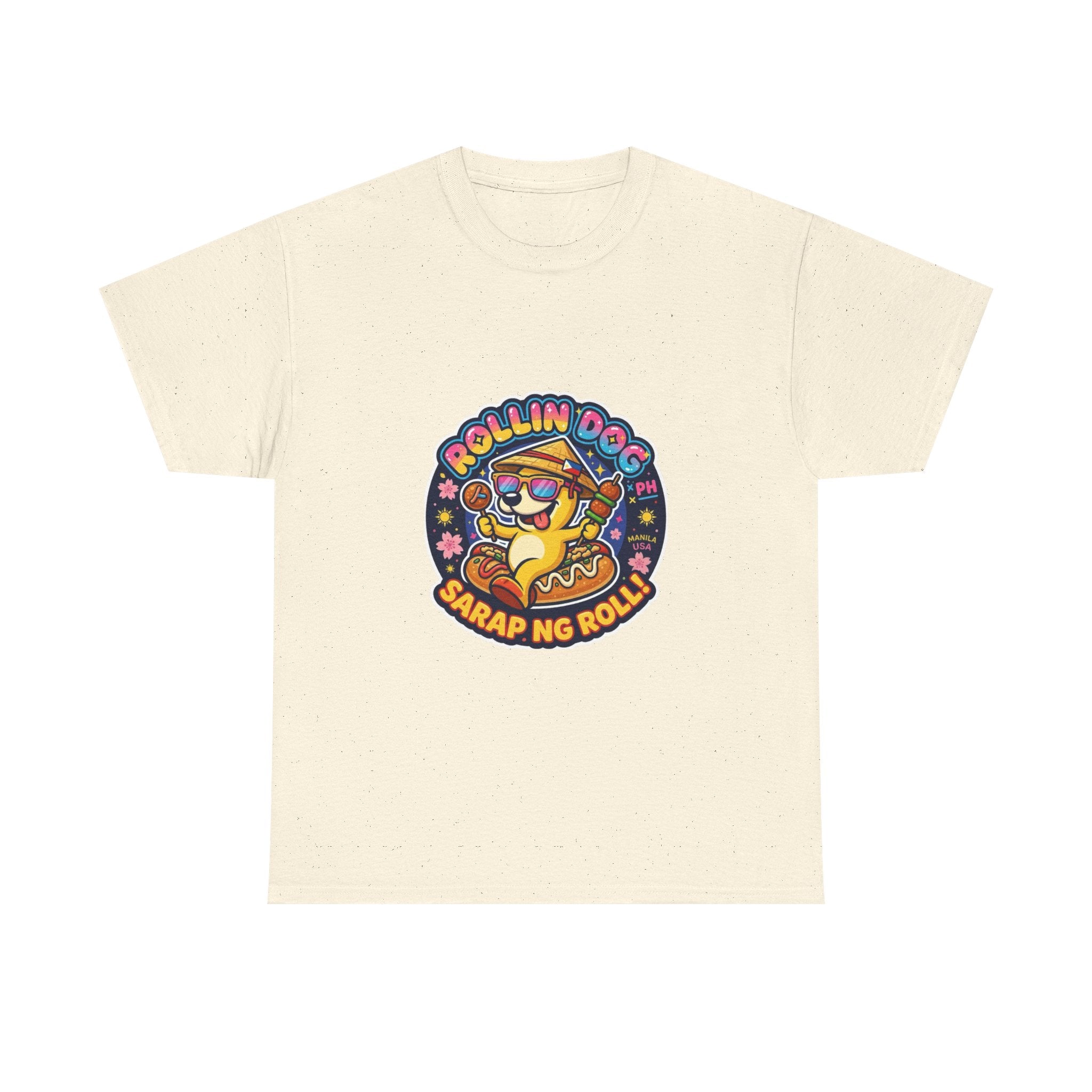 T-Shirt — "Rollin Dog" Sarap ng Roll Cute Filipino Foodie Tee