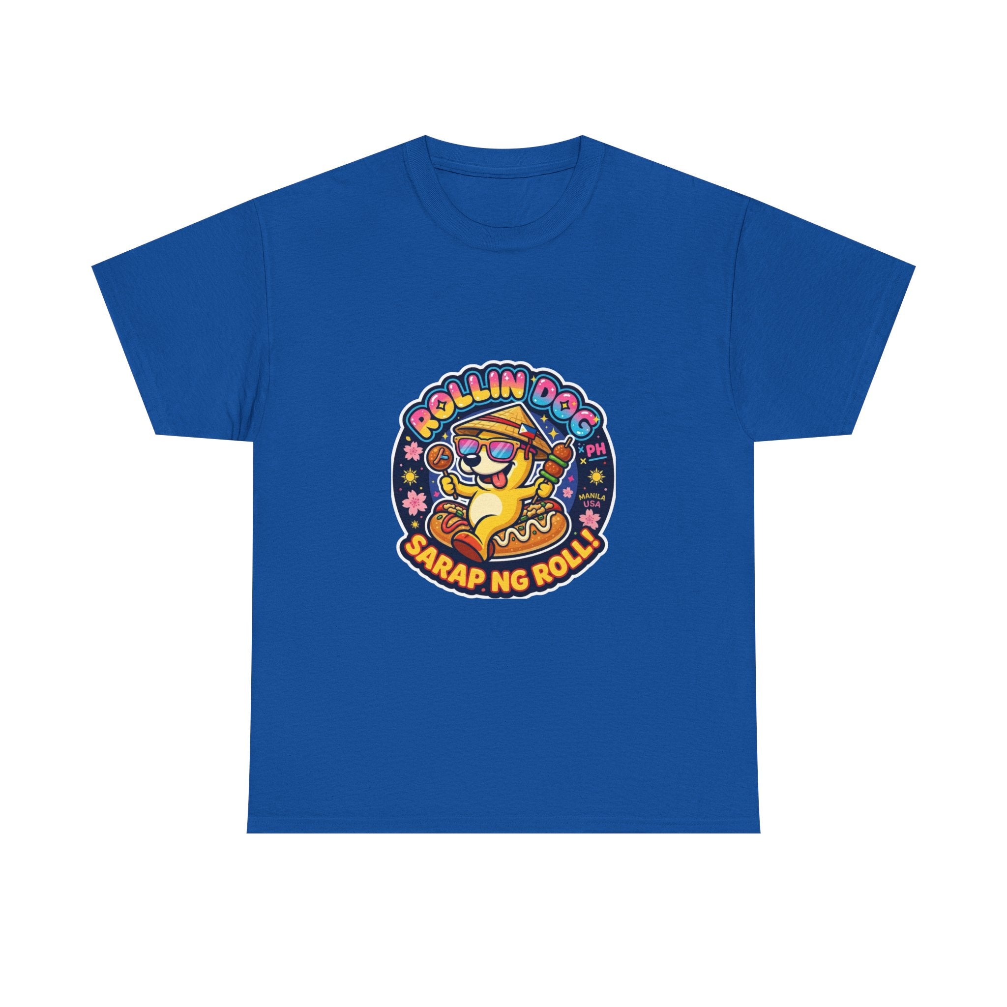 T-Shirt — "Rollin Dog" Sarap ng Roll Cute Filipino Foodie Tee