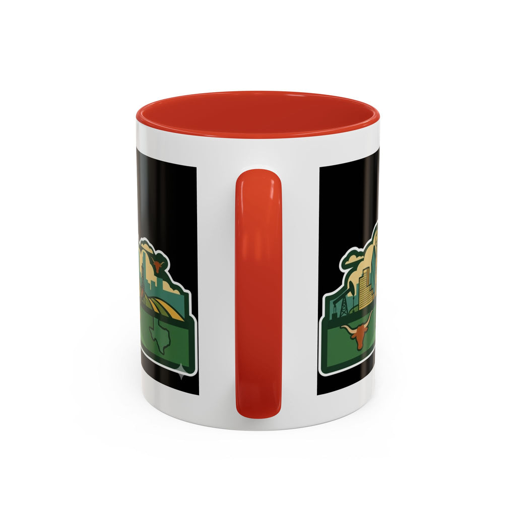 San Antonio Rollin Dog Coffee Mug — Fun Hot Dog Logo Accent Mug (11/15oz)