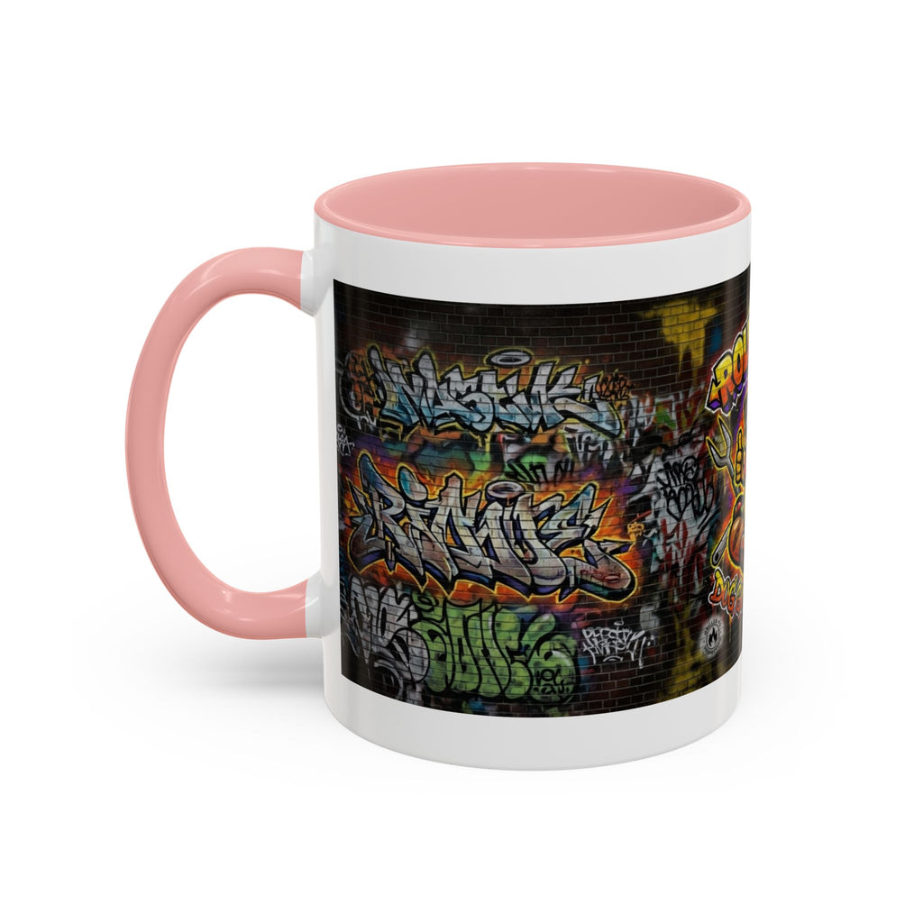 Rollin Dog Hot Dog Mug — Graffiti Skate Vibe Coffee Cup (11/15oz)