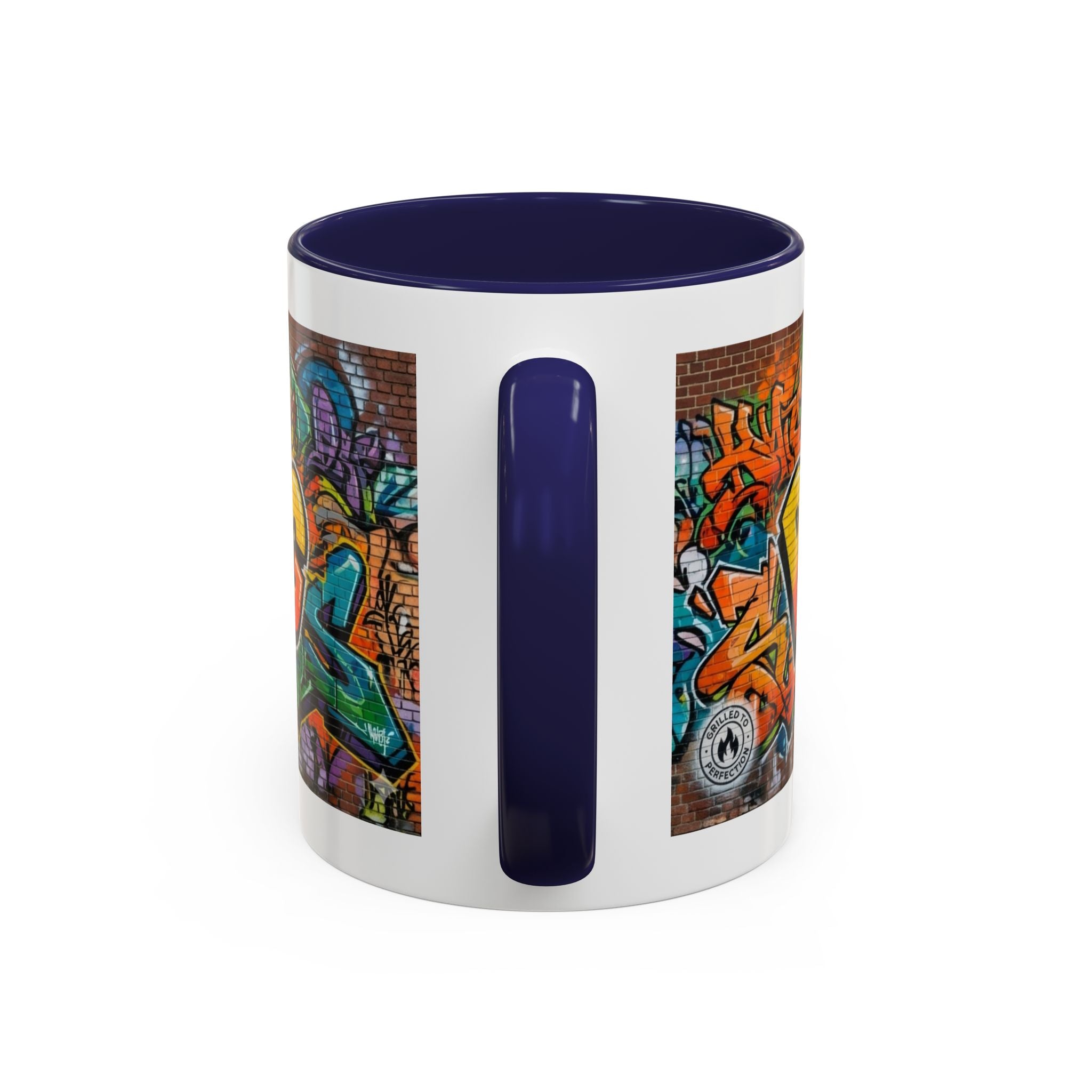 Rollin' Dog Graffiti Coffee Mug — Fun Hot Dog Street Art Accent Mug (11/15oz)