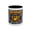 Rollin' Dog Graffiti Coffee Mug – "Dog Gone Delicious" Accent Mug