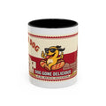 Rollin Dog Coffee Mug — Retro 'Dog Gone Delicious' Hot Dog Design (11/15oz)