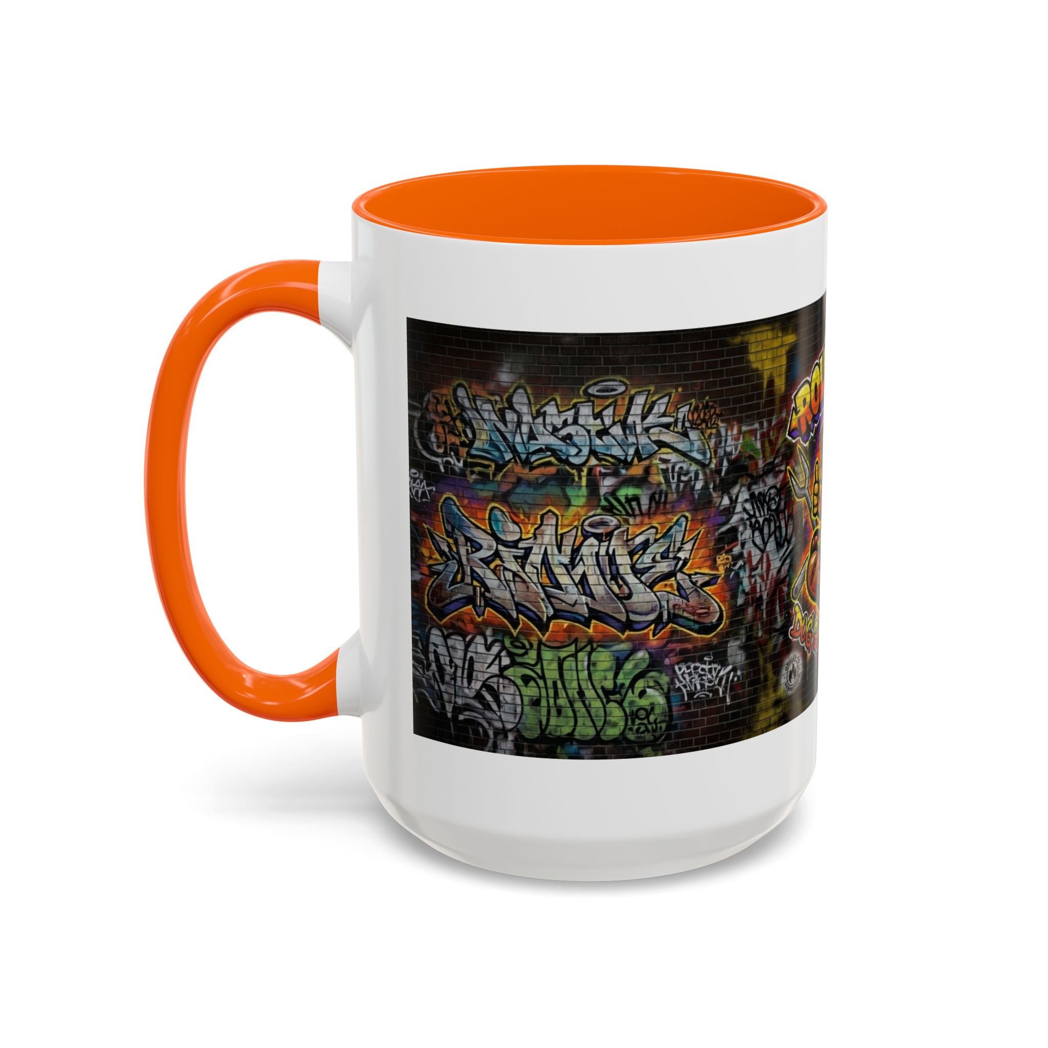 Rollin Dog Hot Dog Mug — Graffiti Skate Vibe Coffee Cup (11/15oz)